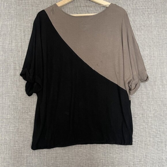 INC Shirt Womens Large Colorblock International Concepts - Picture 3 of 8